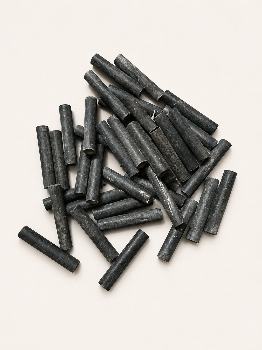 Black Natural Buffalo Horn Roll – Raw Handicraft Material - Image 3